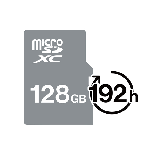 Tascam DR-05X record 192 hours with single microSDXC card