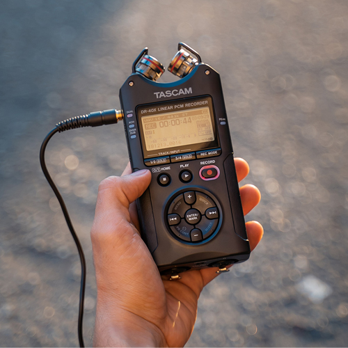 Tascam DR-40X with wide covering range