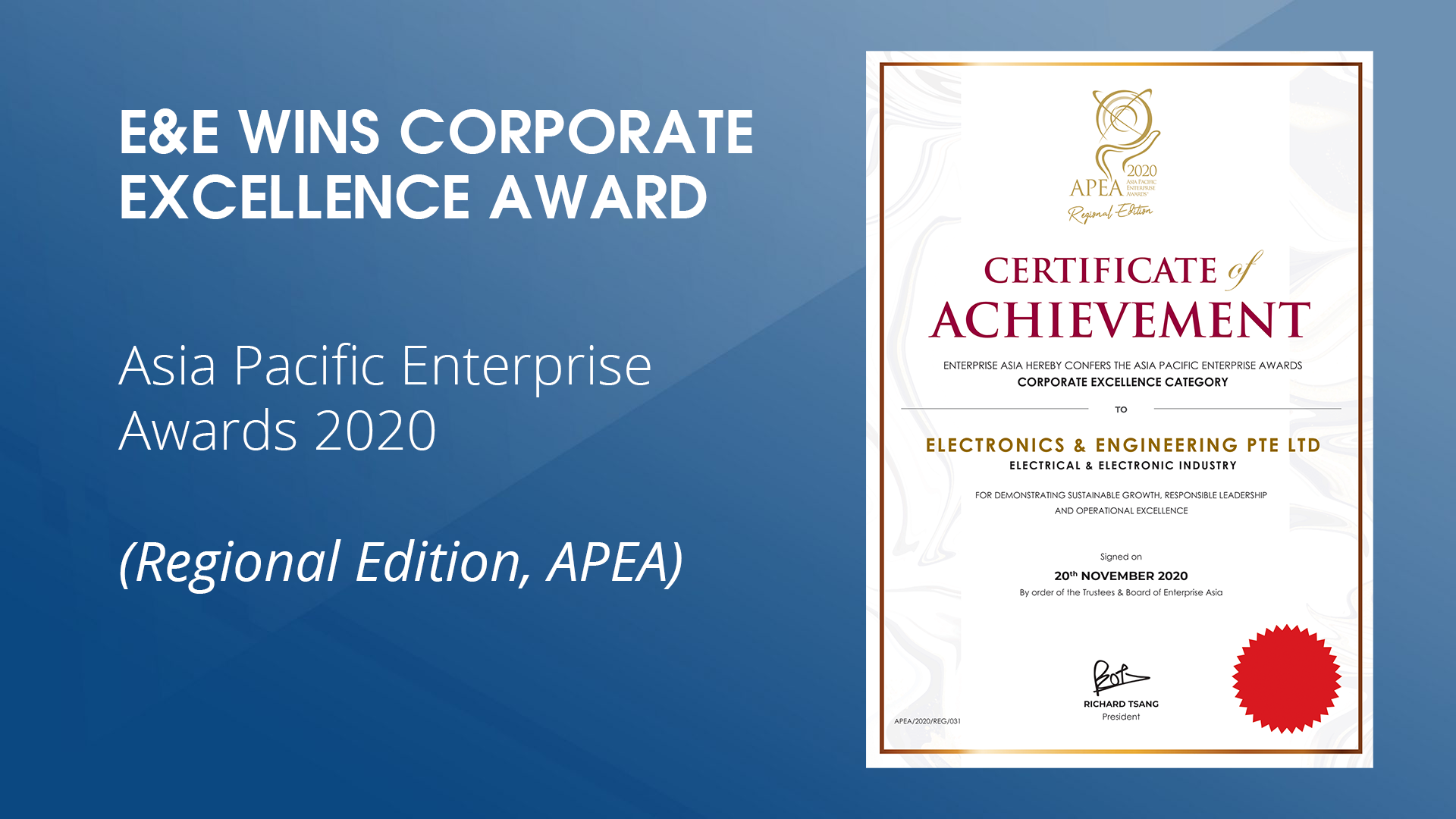 E&E APEA Awards 2020