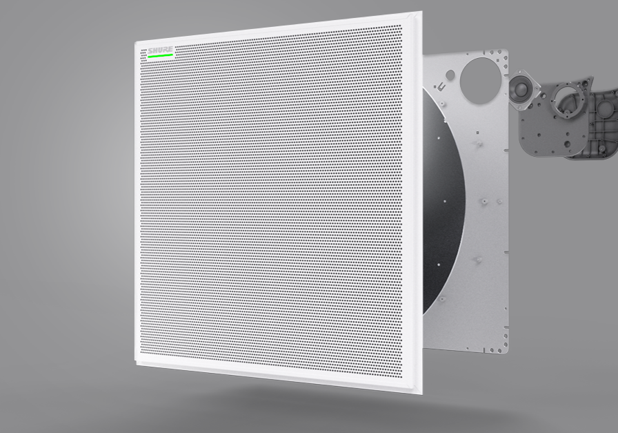 Shure MXA902 Integrated Conferencing Ceiling Array Microphone